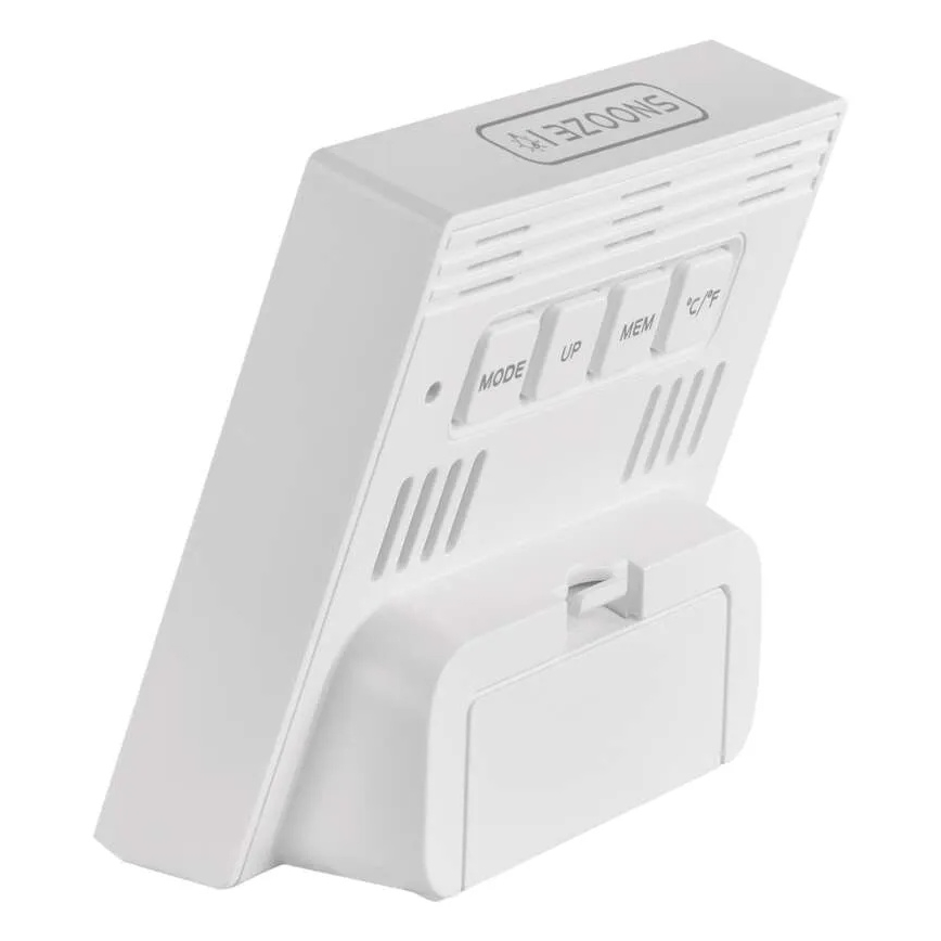 Digitalni termometar s higrometrom 1xAA bijeli