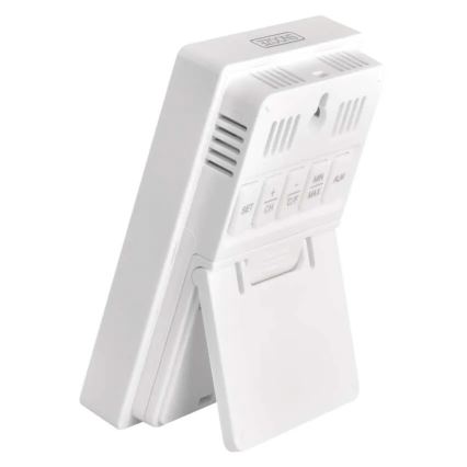 Digitalni termometar s higrometrom 2xAAA bijela