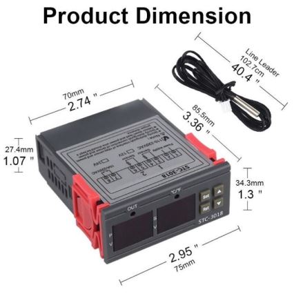 Digitalni termostat 3W/230V