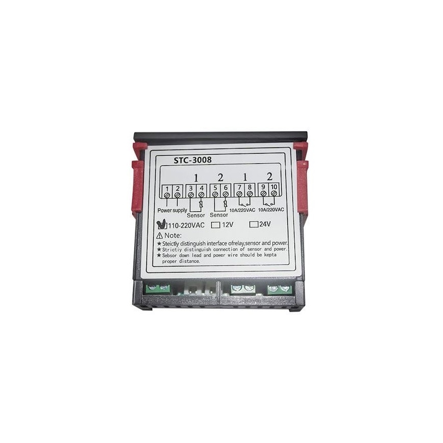 Digitalni termostat dvostruki 3W/230V