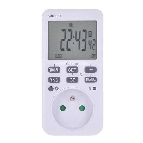 Digitalni tjedni vremenski timer 16A/230V