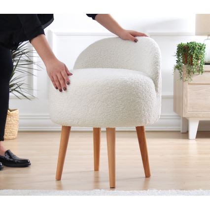 Dječja fotelja MIKI, promjer 46 cm, bijela