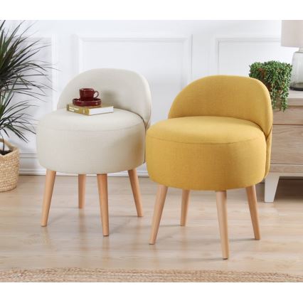 Dječja fotelja NIKI, promjer 46 cm, žuta