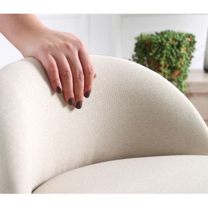 Dječja foteljica NIKI, promjer 46 cm, krem