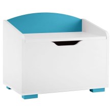 Dječja kutija za pohranu PABIS 50x60 cm bijela/plava