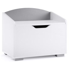 Dječja kutija za pohranu PABIS 50x60 cm bijela/siva