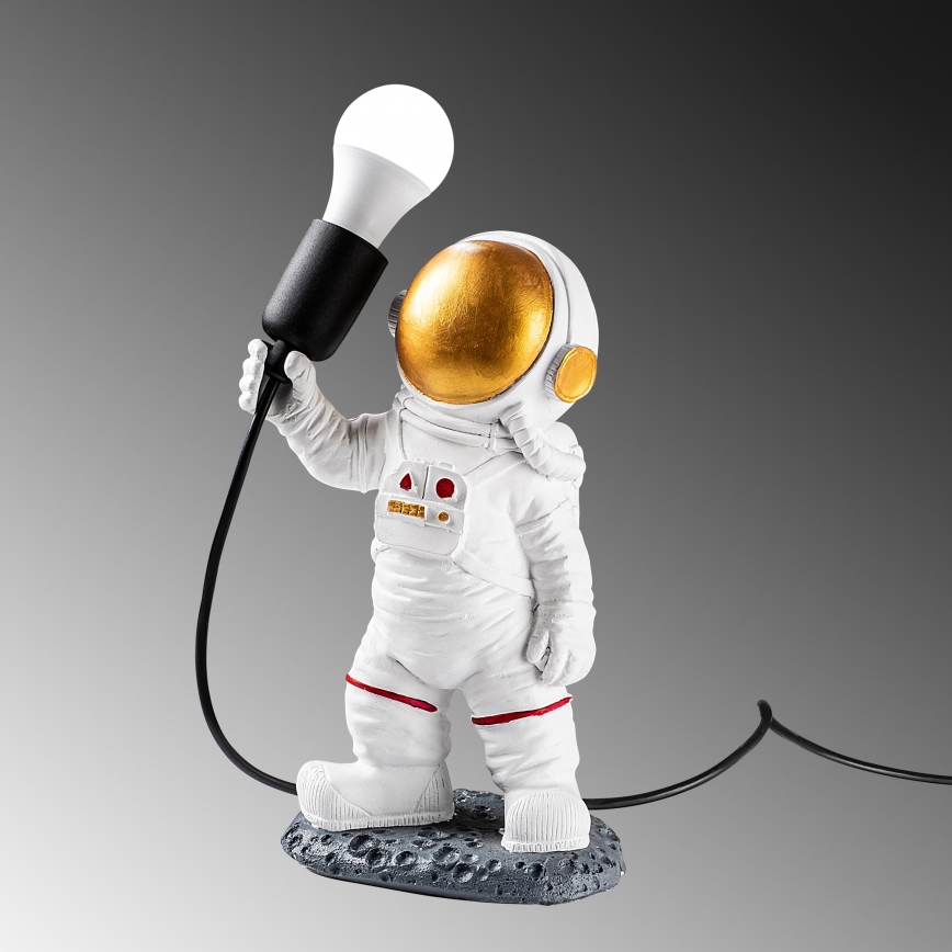 Dječja lampica ASTRONAUT 1xE27/40W/230V, bakrena/bijela