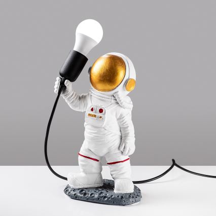 Dječja lampica ASTRONAUT 1xE27/40W/230V, bakrena/bijela