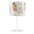 Dječja stolna lampa GIRLS VIBES 1xE27/60W/230V promjer 18 cm Obožavam modu