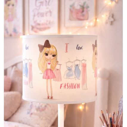 Dječja stolna lampa GIRLS VIBES 1xE27/60W/230V promjer 18 cm Obožavam modu