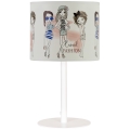 Dječja stolna lampa GIRLS VIBES 1xE27/60W/230V Ø 18 cm za djevojčice