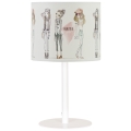 Dječja stolna lampa GIRLS VIBES 1xE27/60W/230V Ø 18 cm za djevojčice