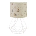 Dječja stolna lampa KIDS ROOM 1xE27/60W/230V pr. 18 cm s motivom životinja