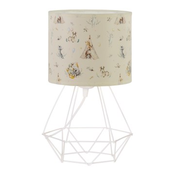 Dječja stolna lampa KIDS ROOM 1xE27/60W/230V pr. 18 cm s motivom životinja