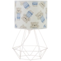 Dječja stolna lampa KIDS ROOM 1xE27/60W/230V promjer 18 cm medvjedić