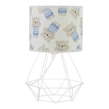 Dječja stolna lampa KIDS ROOM 1xE27/60W/230V promjer 18 cm medvjedić