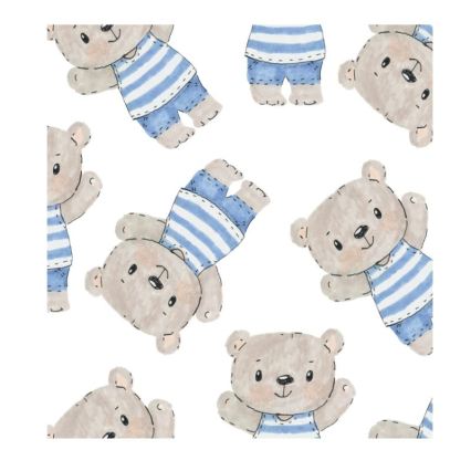 Dječja stolna lampa KIDS ROOM 1xE27/60W/230V promjer 18 cm medvjedić
