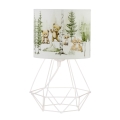 Dječja stolna lampa KIDS ROOM 1xE27/60W/230V promjer 18 cm s motivom životinja