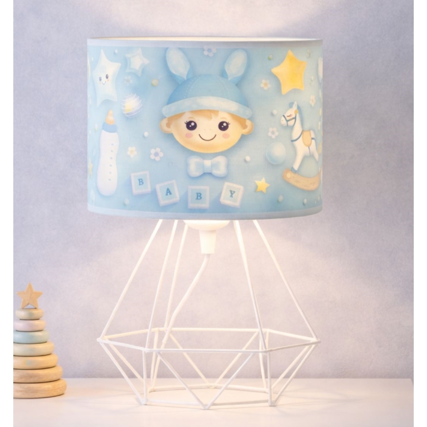 Dječja stolna lampa KIDS ROOM 1xE27/60W/230V promjera 18 cm astronaut