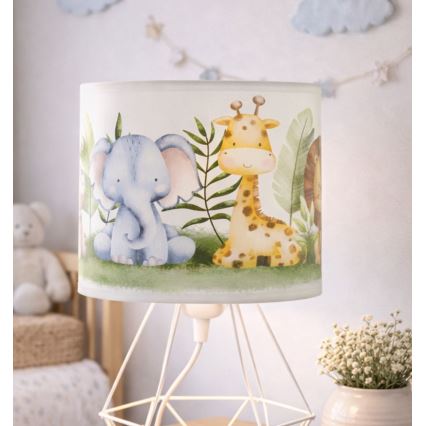 Dječja stolna lampa KIDS ROOM 1xE27/60W/230V Ø 18 cm, motiv džungle