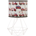 Dječja stolna lampa KIDS ROOM 1xE27/60W/230V Ø 18 cm vatrogasci