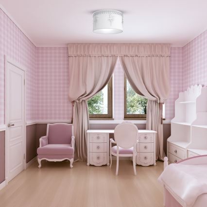 Dječja stropna svjetiljka BALLET 1xE27/60W/230V