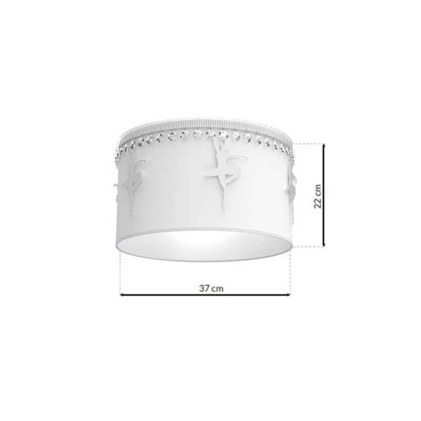 Dječja stropna svjetiljka BALLET 1xE27/60W/230V