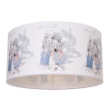 Dječja stropna svjetiljka GIRLS VIBES 1xE27/60W/230V Ø 40 cm Paris