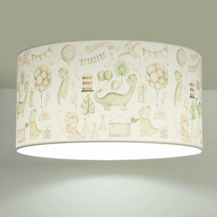 Dječja stropna svjetiljka KIDS ROOM 1xE27/60W/230V Ø 40 cm dinosaurus