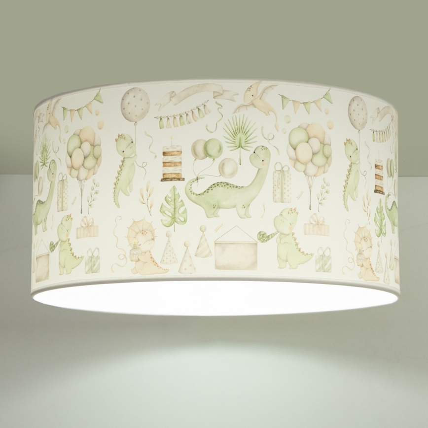 Dječja stropna svjetiljka KIDS ROOM 1xE27/60W/230V Ø 40 cm dinosaurus