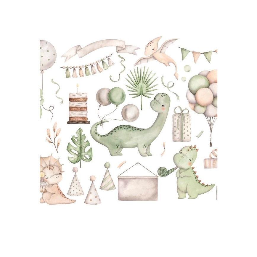 Dječja stropna svjetiljka KIDS ROOM 1xE27/60W/230V Ø 40 cm dinosaurus