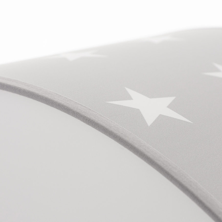 Dječja stropna svjetiljka STARS GREY 2xE27/60W/230V siva