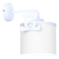 Dječja zidna lampa SWEET 1xE27/15W/230V bijela/plava/medvjedić