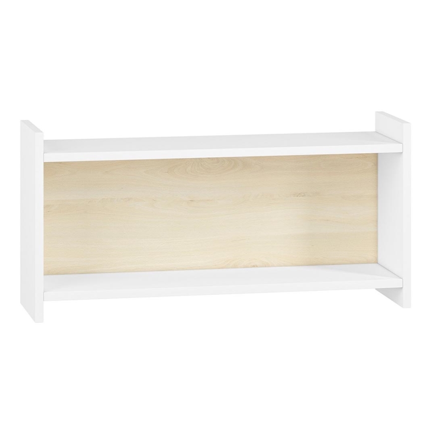 Dječja zidna polica BUBO 35x72 cm bijela/svijetli buk