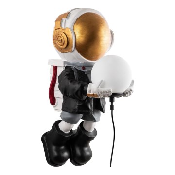 Dječja zidna svjetiljka ASTRONAUT 1xE14/40W/230V, bakarna