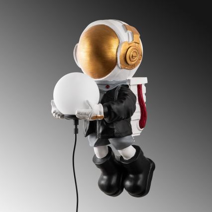 Dječja zidna svjetiljka ASTRONAUT 1xE14/40W/230V, bakarna