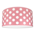 Dječje stropno svjetlo DOTS PINK 2xE27/60W/230V ružičasta