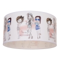Dječje stropno svjetlo GIRLS VIBES 1xE27/60W/230V, promjer 40 cm, za djevojčice