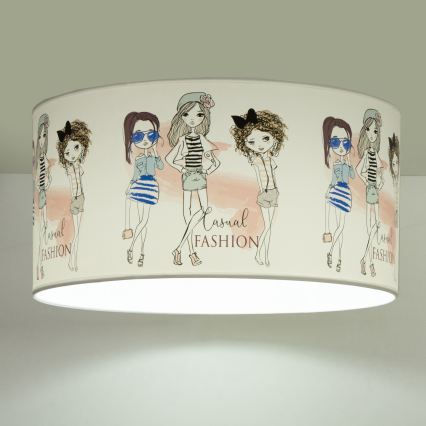 Dječje stropno svjetlo GIRLS VIBES 1xE27/60W/230V, promjer 40 cm, za djevojčice