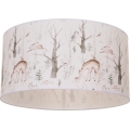 Dječje stropno svjetlo KIDS ROOM 1xE27/60W/230V Ø 40 cm s motivom životinjica
