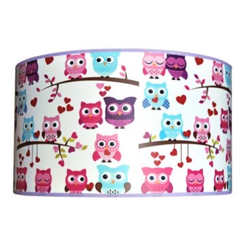 Dječje stropno svjetlo OWLS 2xE27/60W/230V