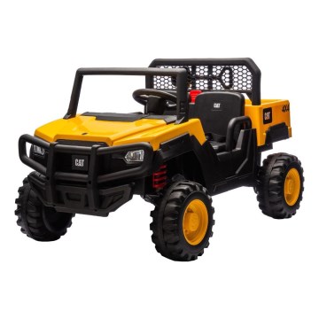 Dječji električni automobil CAT 60W/7500 mAh žuta/crna + daljinski upravljač