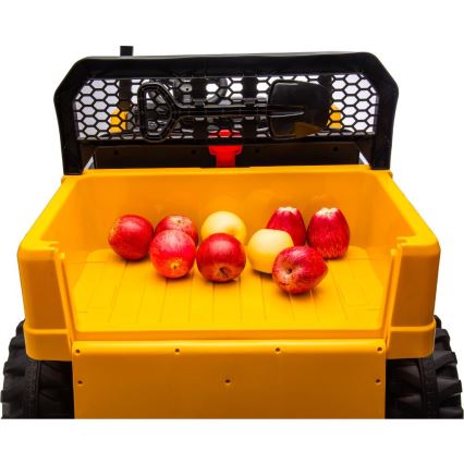 Dječji električni automobil CAT 60W/7500 mAh žuta/crna + daljinski upravljač