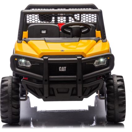 Dječji električni automobil CAT 60W/7500 mAh žuta/crna + daljinski upravljač