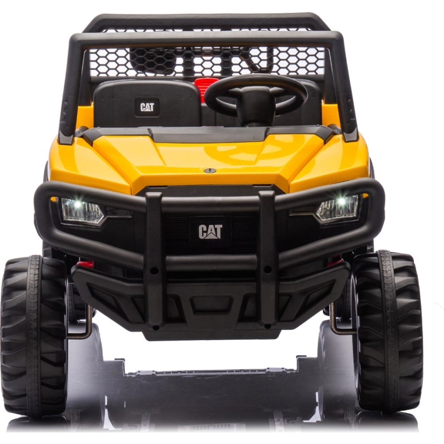 Dječji električni automobil CAT 60W/7500 mAh žuta/crna + daljinski upravljač
