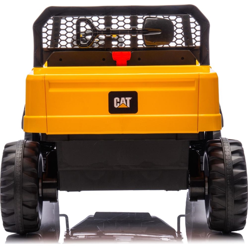 Dječji električni automobil CAT 60W/7500 mAh žuta/crna + daljinski upravljač