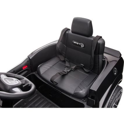 Dječji električni automobil Dodge Challenger Policija 50W/4500 mAh  crna/bijela