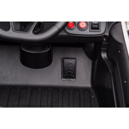 Dječji električni automobil Dodge Challenger Policija 50W/4500 mAh  crna/bijela