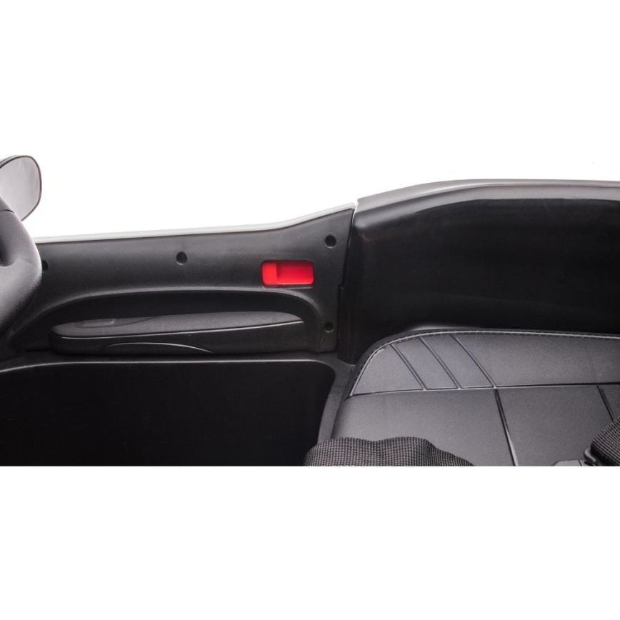 Dječji električni automobil Dodge Challenger Policija 50W/4500 mAh  crna/bijela