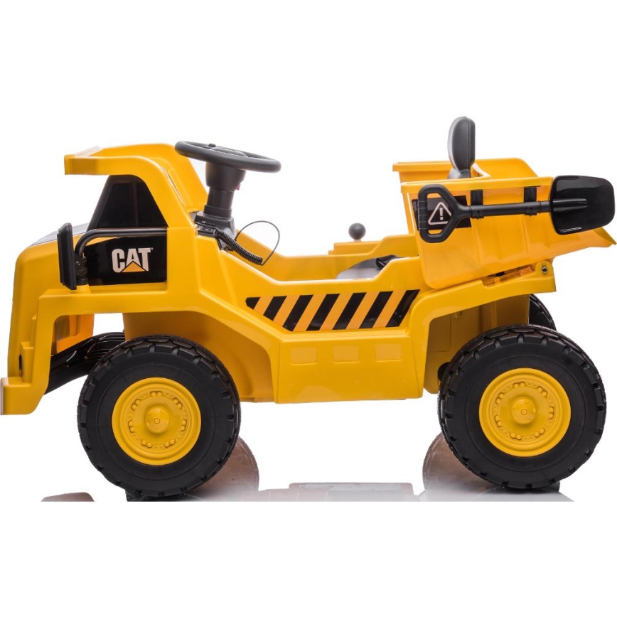 Dječji električni automobil Kamion CAT 60W/4500 mAh žuta/crna